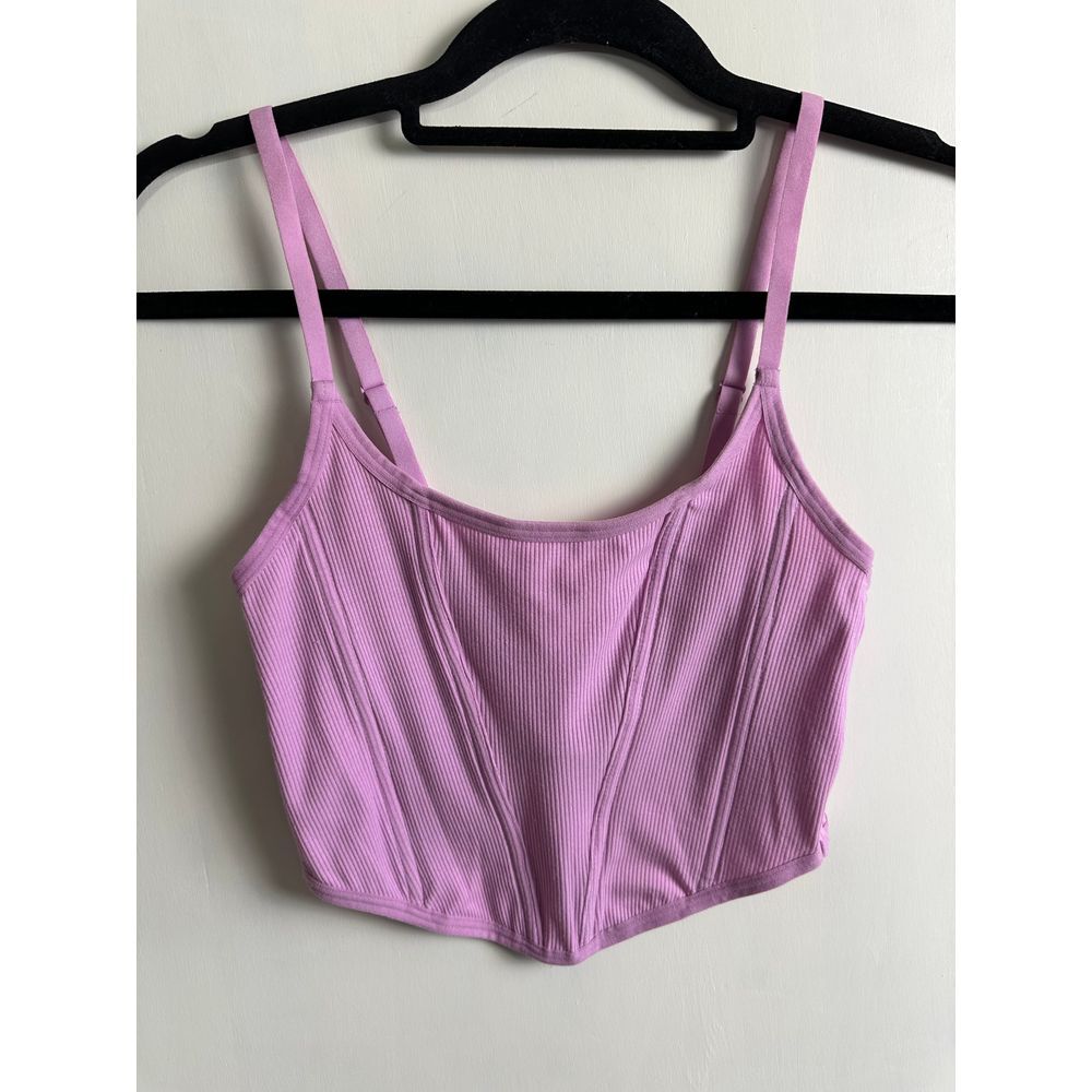 Colsie Women's Crop Top Medium‎ Lavender
